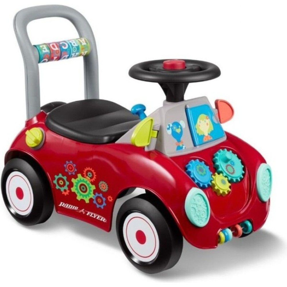 Radio Flyer Busy Buggy Bebek Itmeli Oyuncak, Kırmızı, 17 Etkileşimli Aktivite - Kırmızı Açık Hava, Deniz ve Spor Oyuncakları Fiyatı
