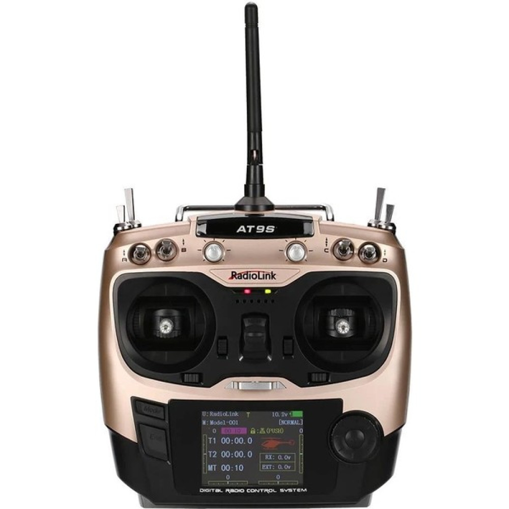 Radiolink AT9S Pro 2.4ghz 12 Kanal Kumanda ve R9DS Alıcı - Siyah Drone Aksesuarları Fiyatı