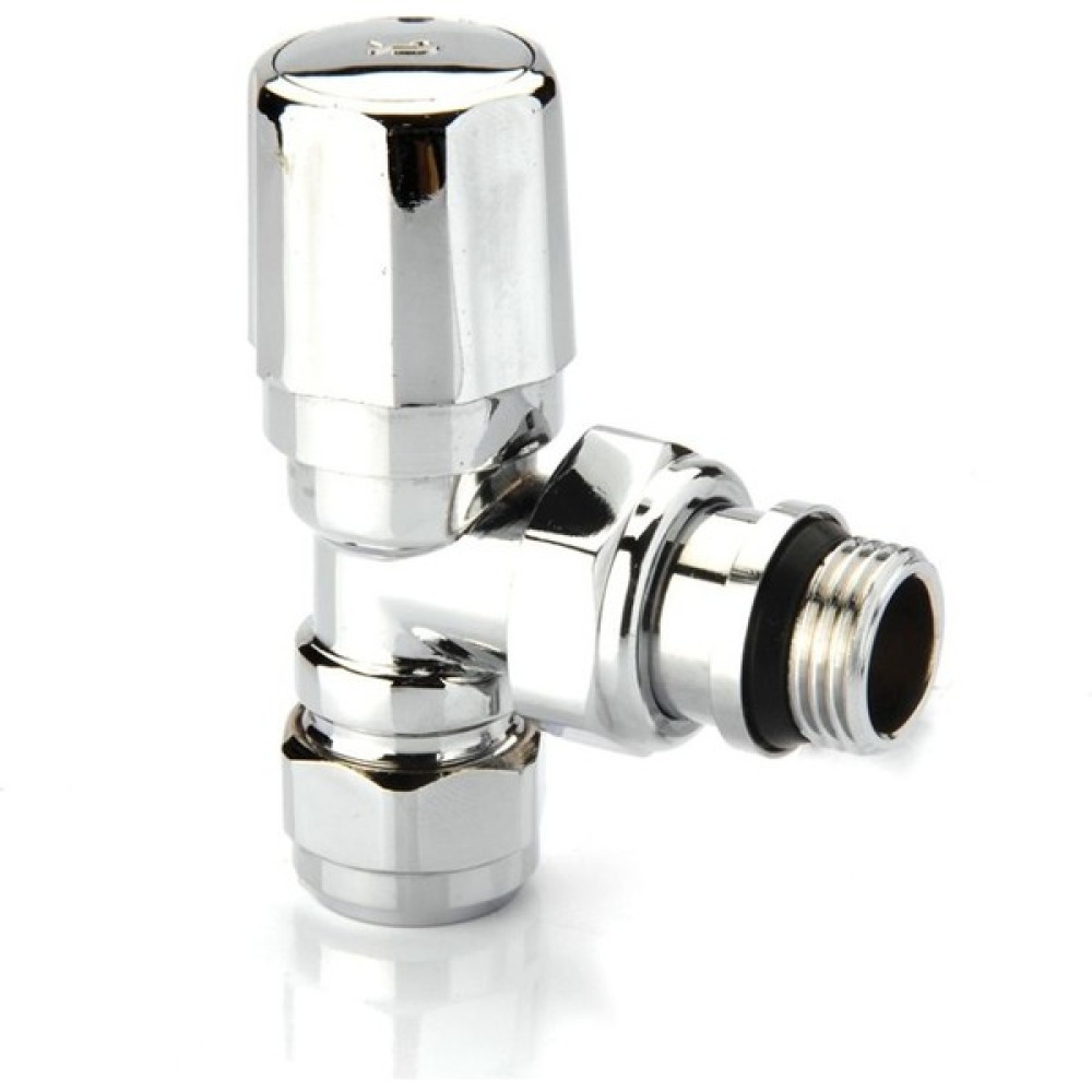 Radiva Radyatör Vanası 1/2'' Krom Köşe Pex (Plastik Vol.16*2mm Boru Bağl. Rakorlu) Nalburiye & Hırdavat Fiyatı