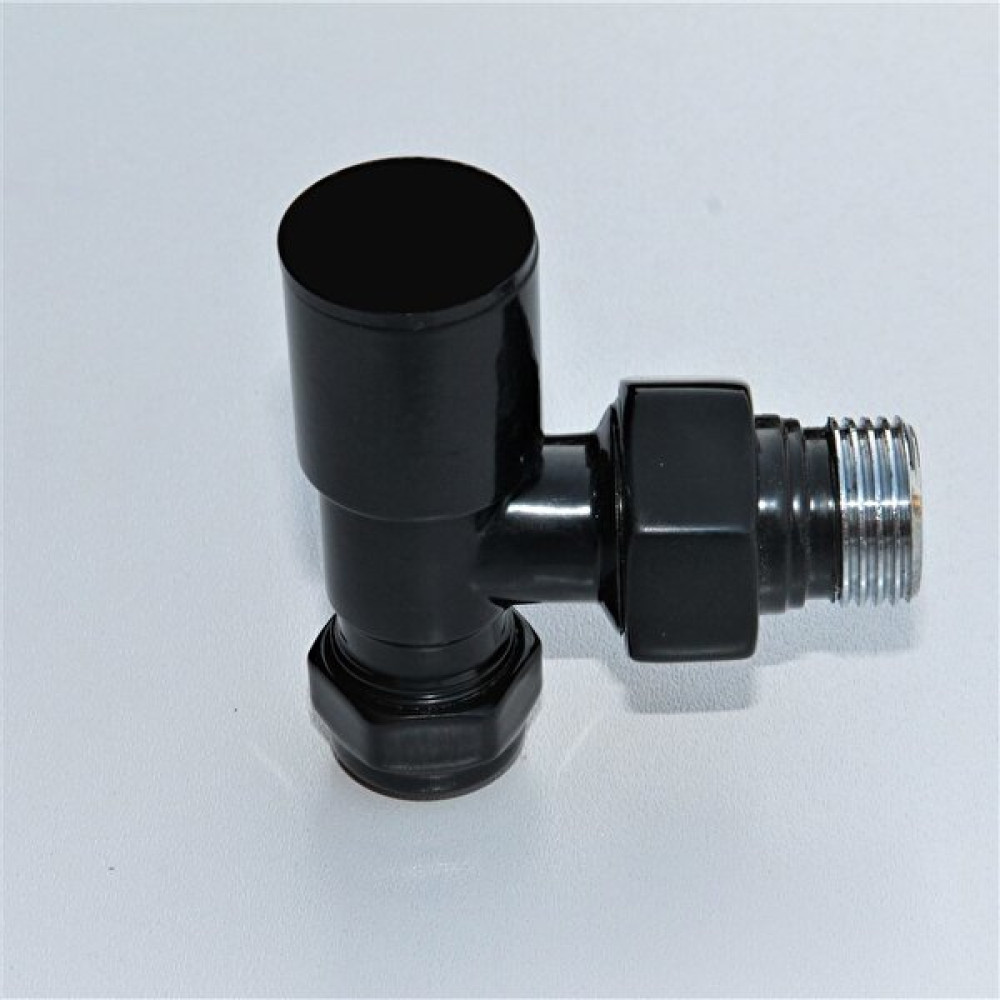 Radiva Radyatör Vanası 1/2'' Siyah Köşe Pex (Metal Volanlı 16*2mm Boru Bağl. Rakorlu) Nalburiye & Hırdavat Fiyatı