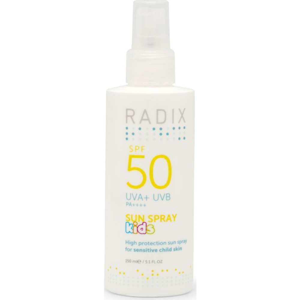 Radix Çocuk Cildi İçin Güneş Koruyucu Sprey 50 Spf 150 ml Güneş Kremleri ve Losyonları Fiyatı
