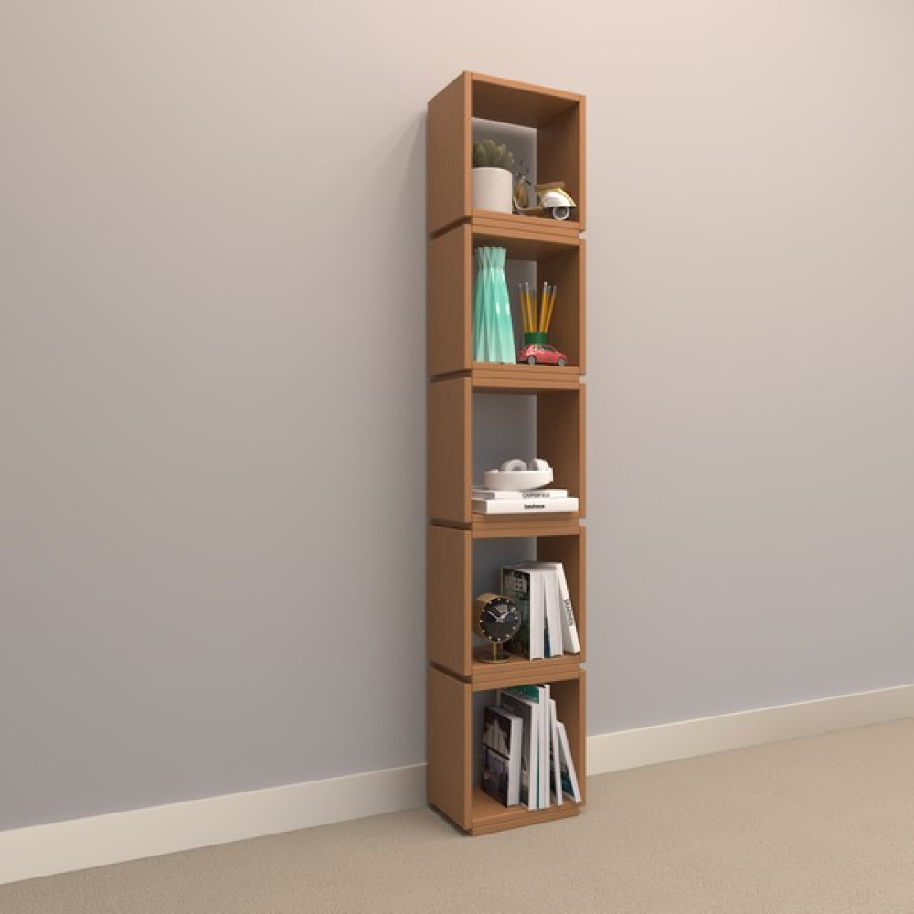 Raf Kestir Paris Suntalam Kitaplık ( 32 x 167 cm ) Bambu ( Mat ) - Renkli Kitaplık Fiyatı