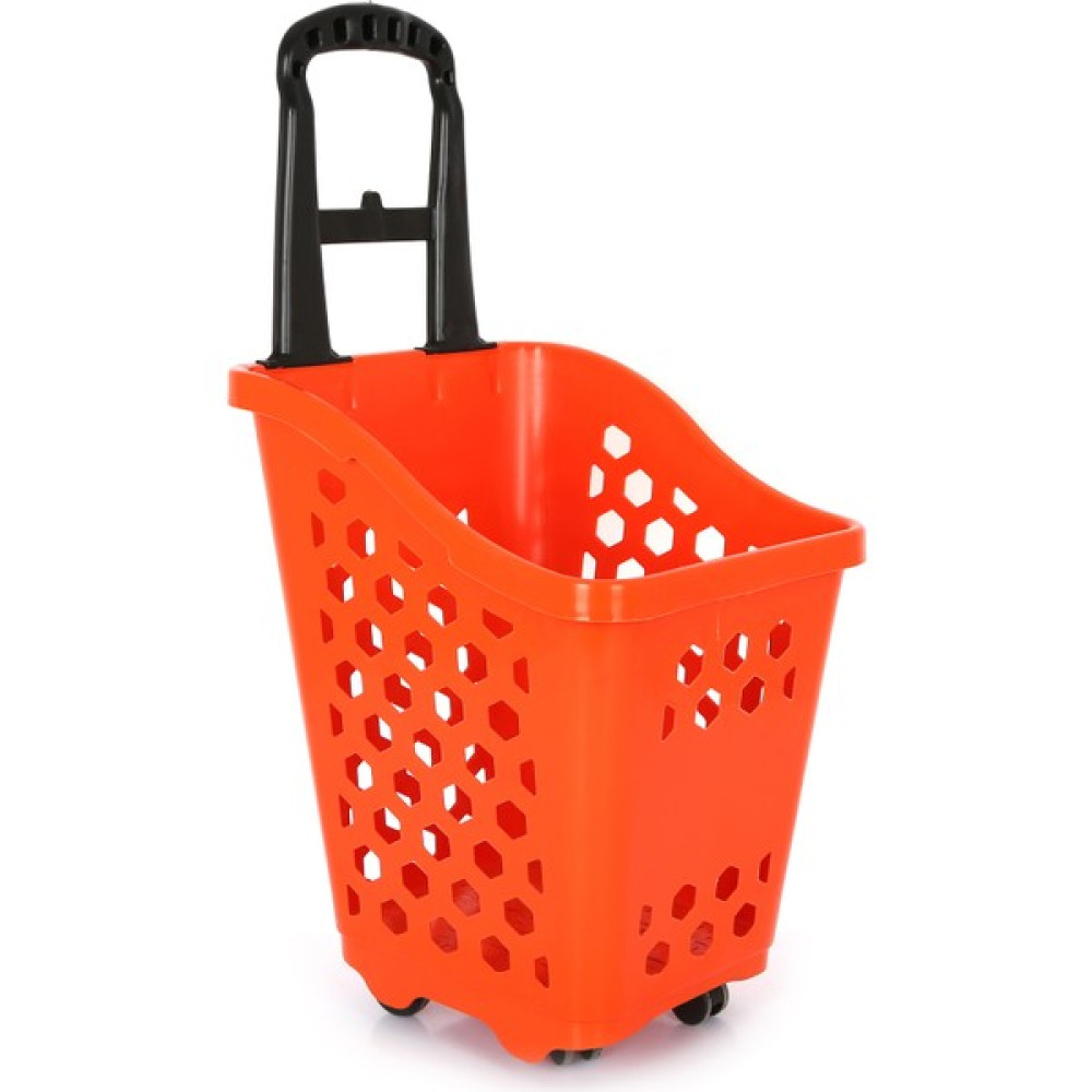 Rafburada® 40 Lt Plastik Alışveriş, Market El Sepeti - Turuncu Sepet Fiyatı