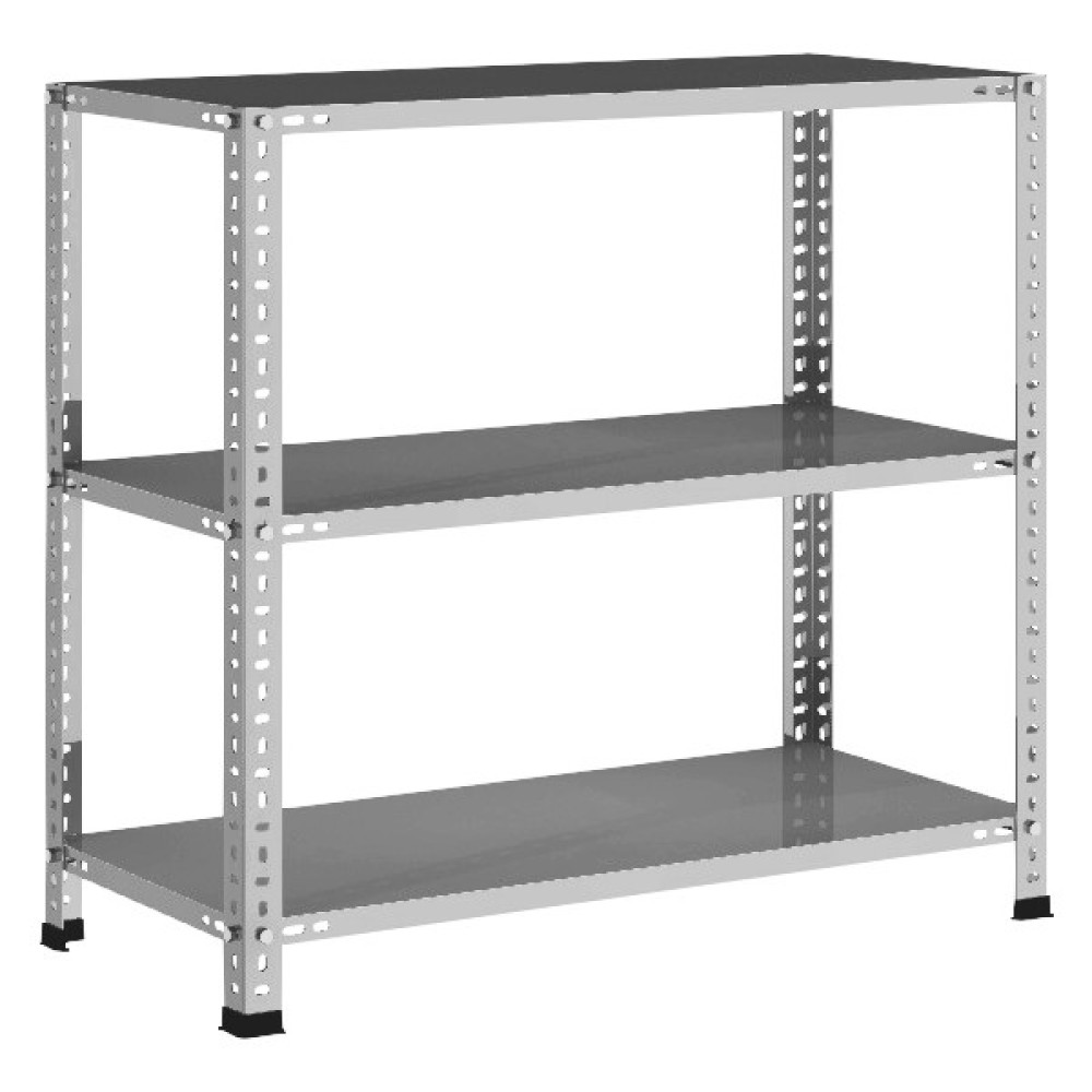 Rafburada En Uygun Raf 3 Katlı Galvaniz Çelik Raf 1.00 MM-59X75-100CM Evrak Dolabı Fiyatı