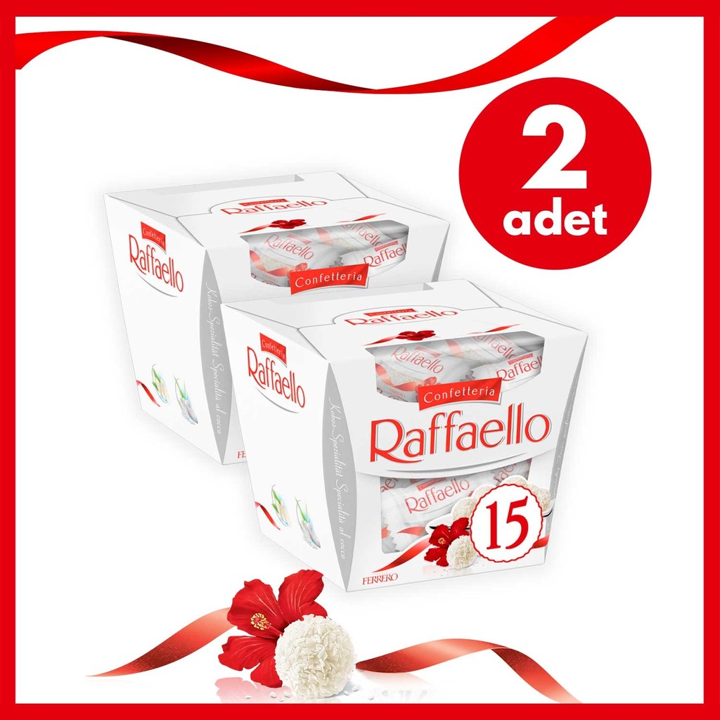 Raffaello Bademli Çikolata 15'li - 2 Adet Hafif ve Rafine Lezzet Sunar - 300 gr Diğer Fiyatı
