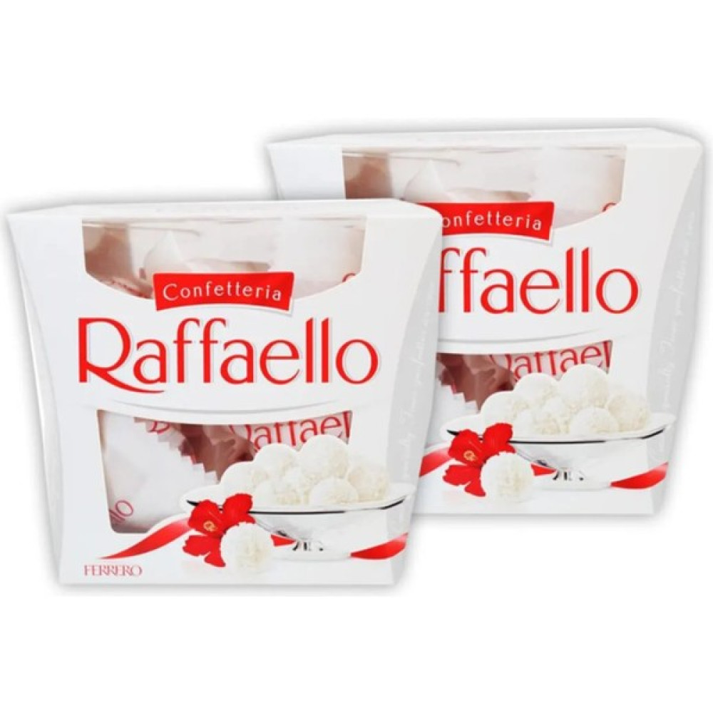 Raffaello Hindistan Cevizi Kaplamalı ve Bademli Gofret 15 Adet 150 Gram x 2 Paket - 150 gr Çikolata ve Gofret Fiyatı
