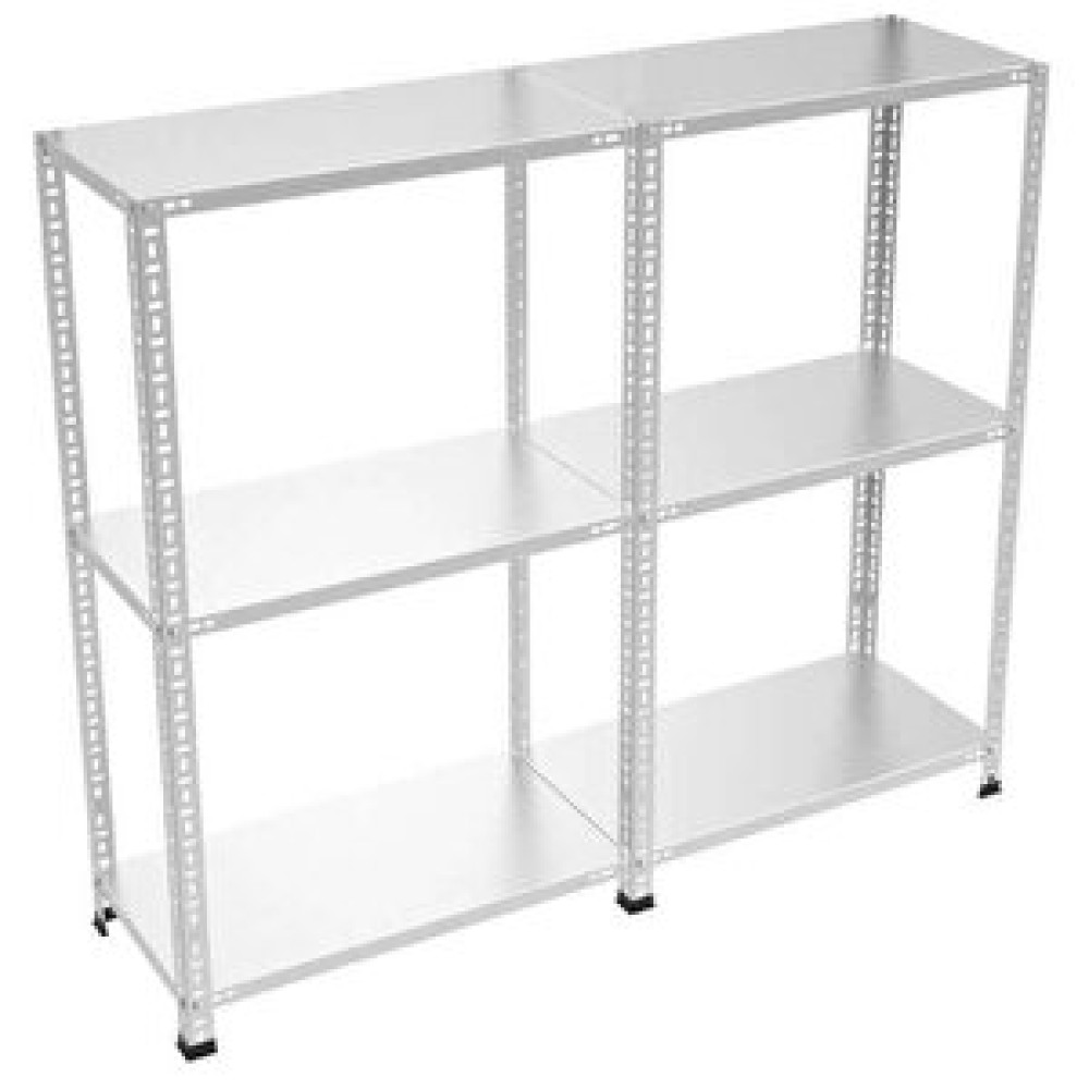 Raffar 3 Katlı Duble Galvaniz Çelik Raf. Depo, Dosya, Arşiv Rafı 31x186x200 cm İşçi Dolapları Fiyatı