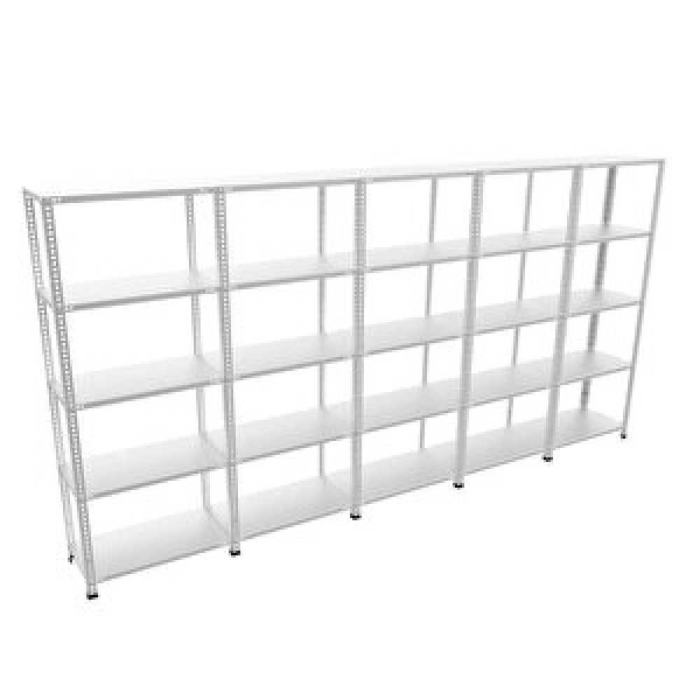 Raffar 5 Katlı 5’li Bitişik Galvaniz Çelik Raf.depo,dosya Raf 43x300x150 cm İşçi Dolapları Fiyatı