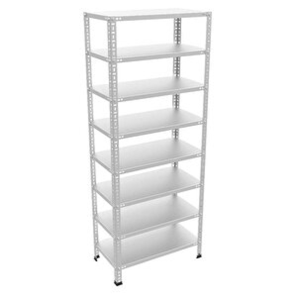 Raffar 8 Katlı Galvaniz Çelik Raf. Depo, Kiler, Dosya Rafı 0.70 Mm 43x93x200 cm İşçi Dolapları Fiyatı