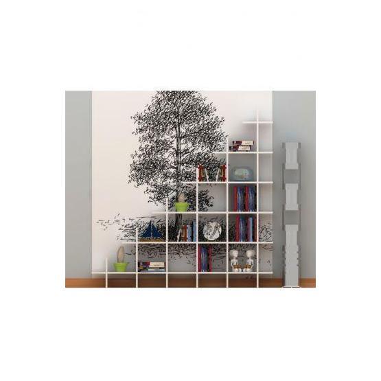 Rafline Puzzle Beyaz Kitaplık