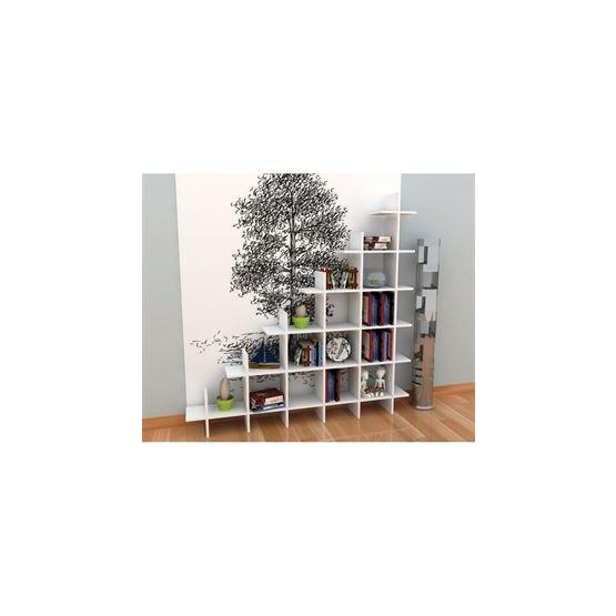 Rafline Puzzle Beyaz Kitaplık