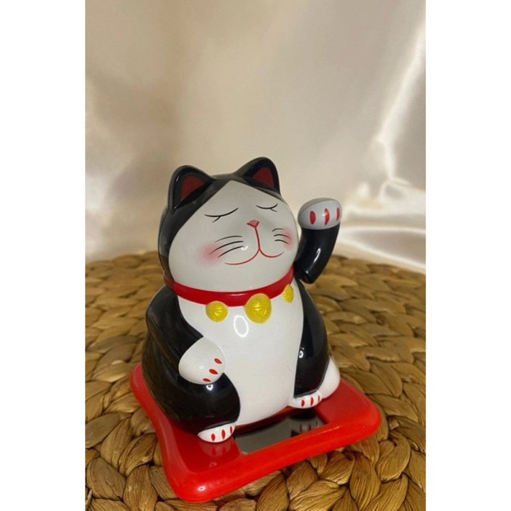 Rahan Maneki Neko Feng Shui Bereket Şans Mutluluk Çağıran Şans Kedisi Solar Panelli Hareketli Pati Maneki Neko Feng Shui 01 Kondisyon Aletleri Fiyatı