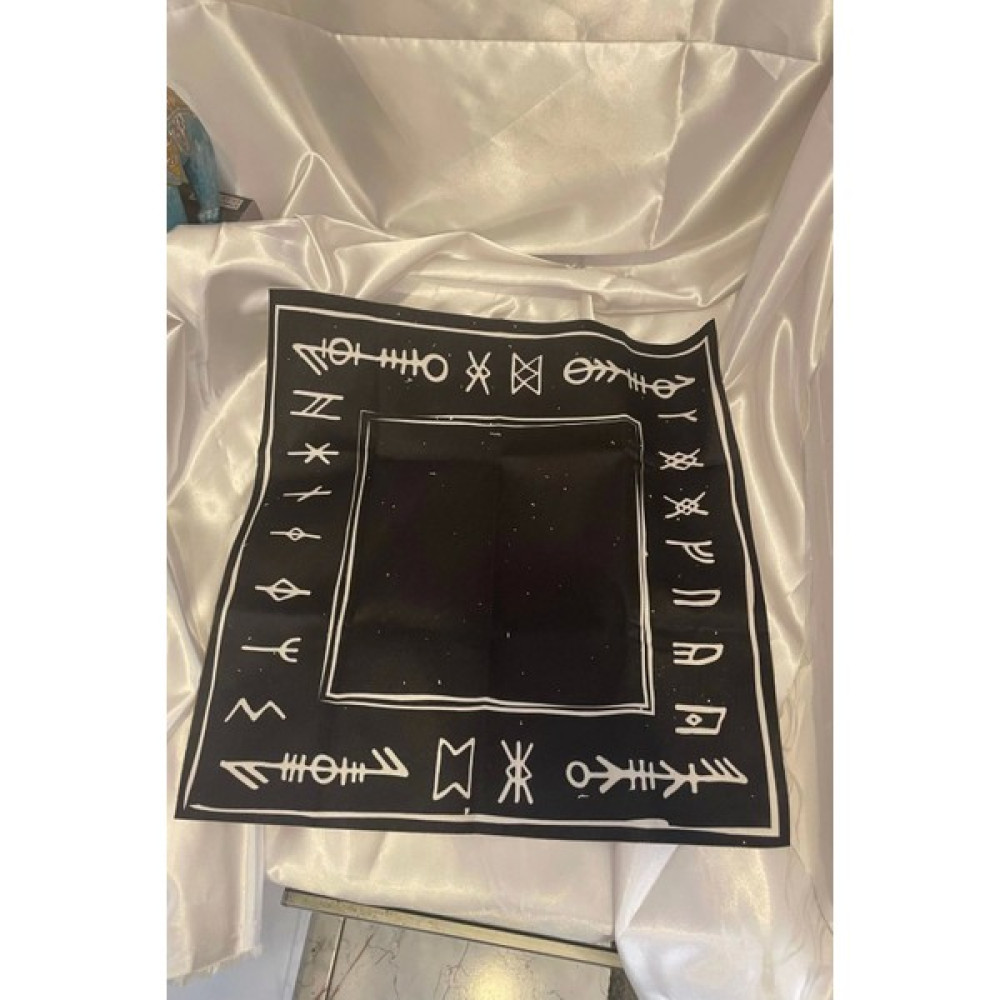 Rahan Tarot Örtüsü Sunak Run Taşları Örtüsü Sunak Nordic Runes Örtüsü Sunağı El Işi Ouija Oto Boyaları Fiyatı