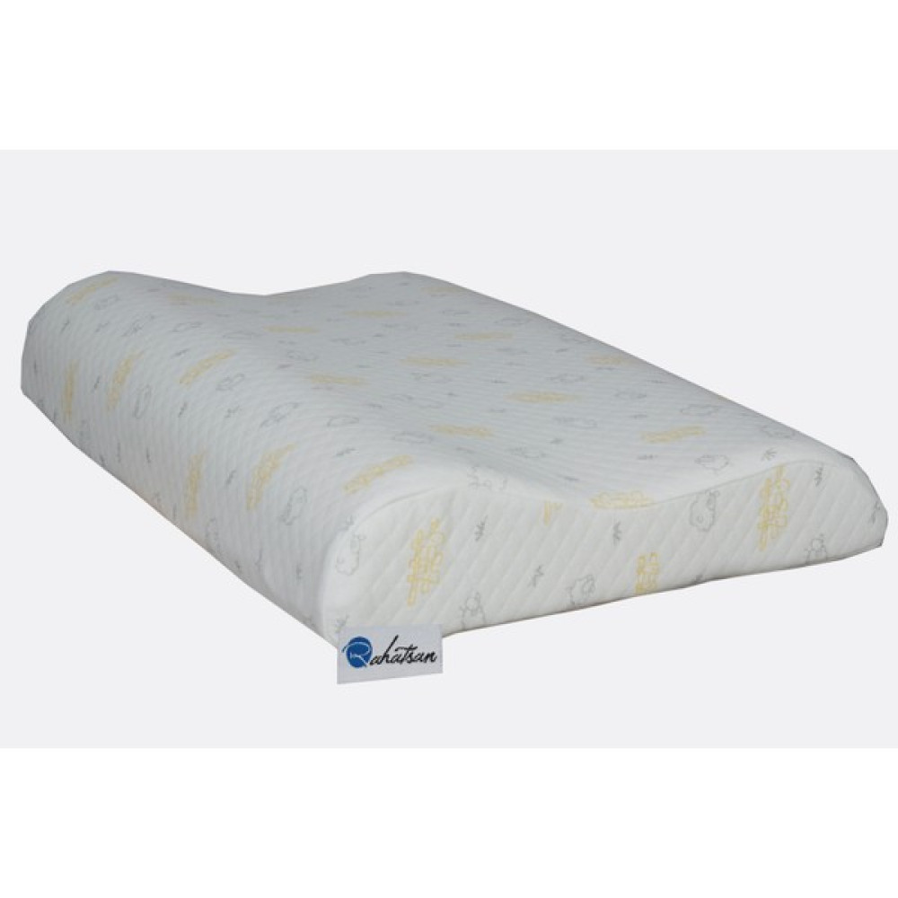 Rahatsan Cocuk Boyun Destekli Ortopedik Visco Yastık - 48 x 32 cm - Açık Gri Yastık Fiyatı
