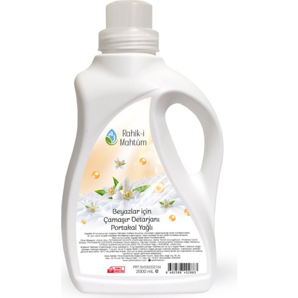 Rahik-i Mahtum Beyazlar Için Çamaşır Deterjanı (Portakal Yağlı 2000ML) - Gri Parlatıcı ve Temizleyiciler Fiyatı