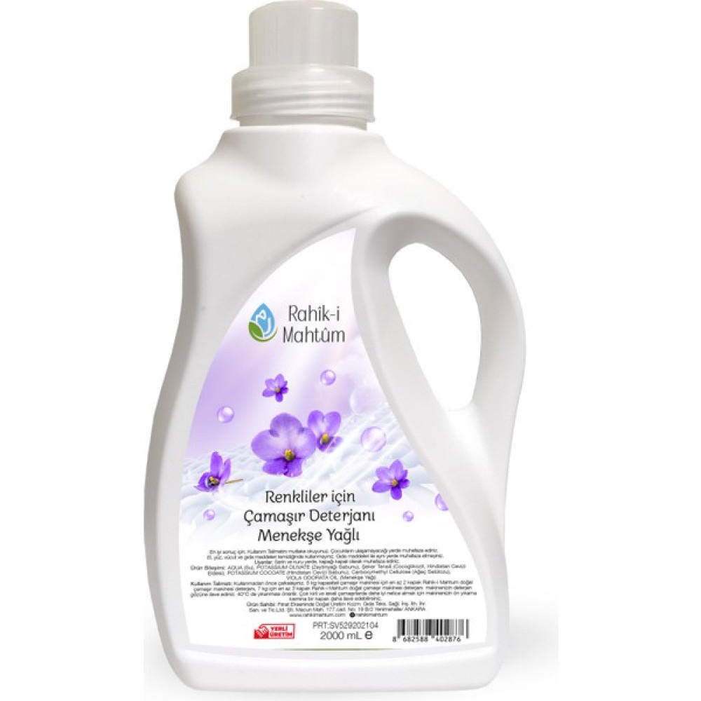 Rahik-i Mahtum Renkliler Için Çamaşır Deterjanı (Menekşe Yağlı 2000 Ml) - Beyaz Parlatıcı ve Temizleyiciler Fiyatı