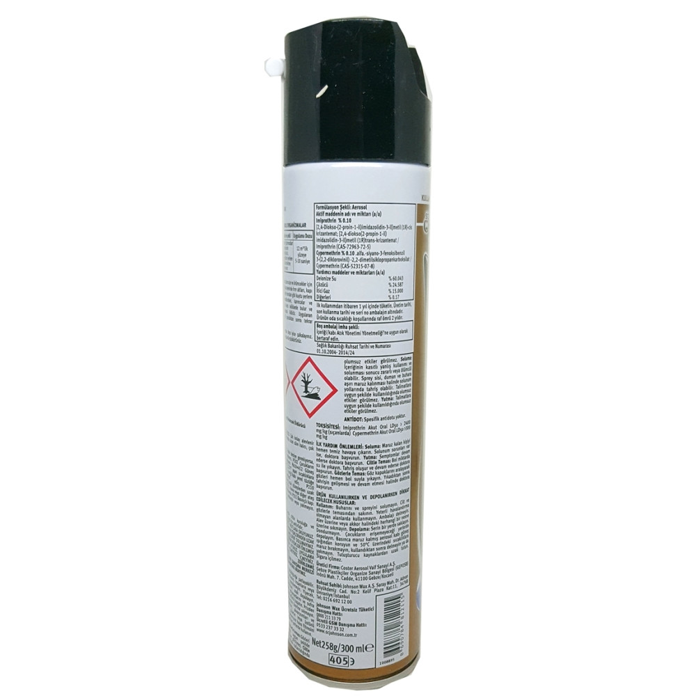 Raid Böceksavar Max Sprey 300 ml Kokusuz
