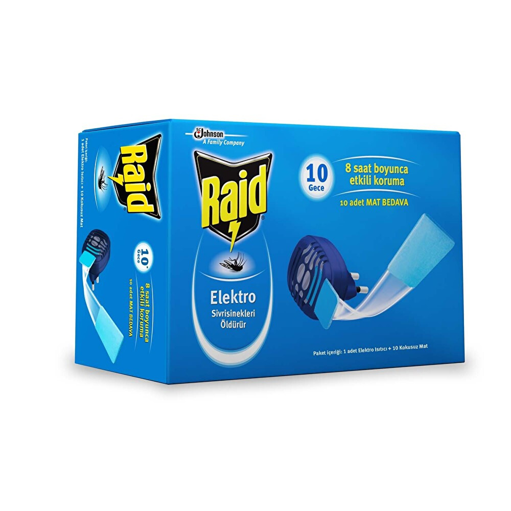 Raid Elektro Mat Kokusuz Cihaz Ve 10'lu Tablet (Sivrisineklere Karşı) Sağlık Fiyatı