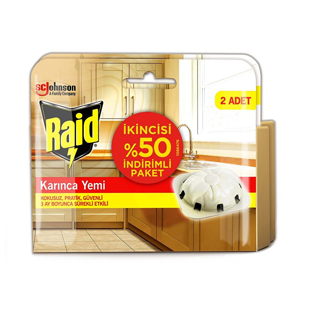 Raid Karınca Yemi 4'lü 2.Si %50 Indirimli Promo Paket Her Tablet Ile 3 Ay Koruma Sağlık Fiyatı