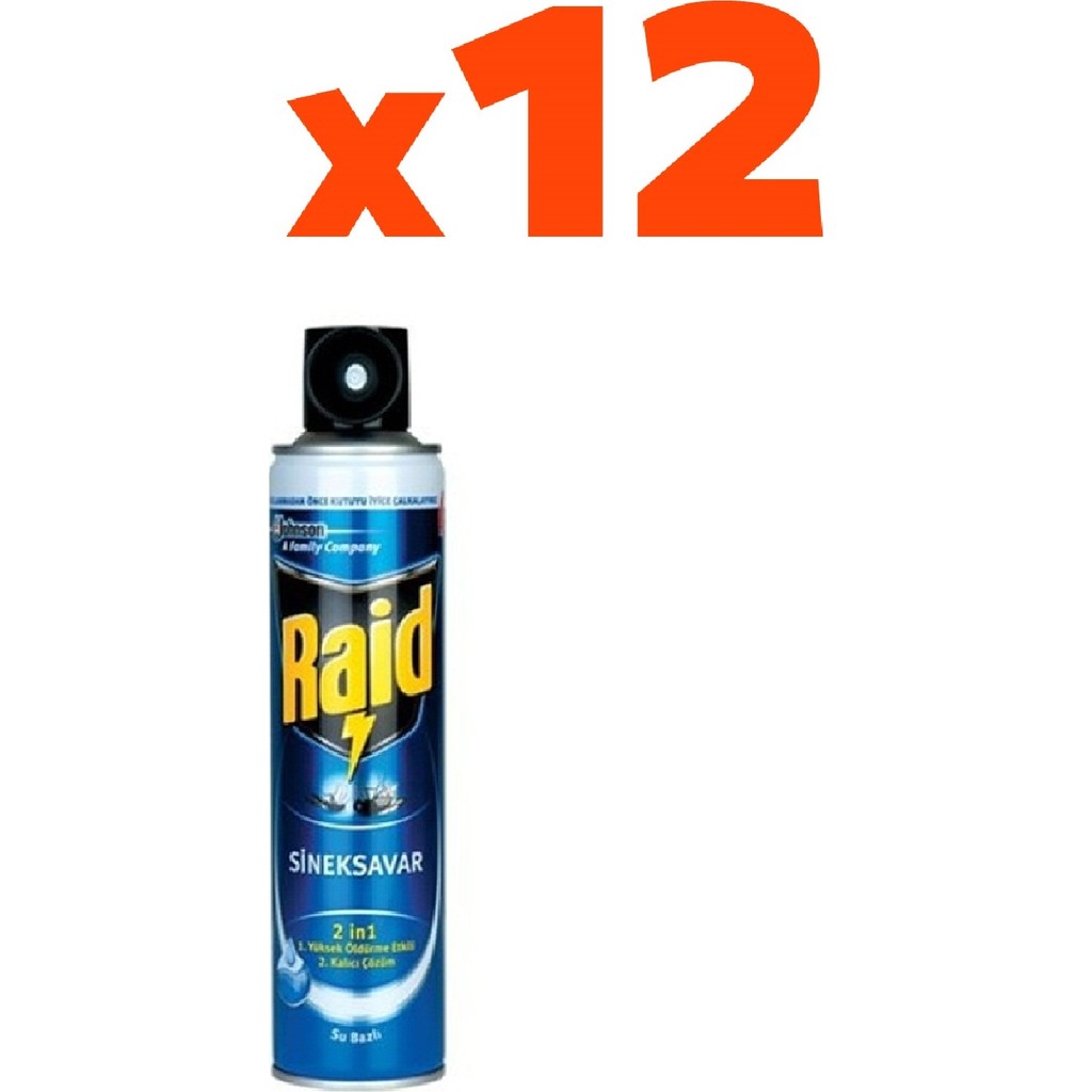 Raid Sinek Savar 2 in 1 300 ml 12'li Set Diğer Fiyatı
