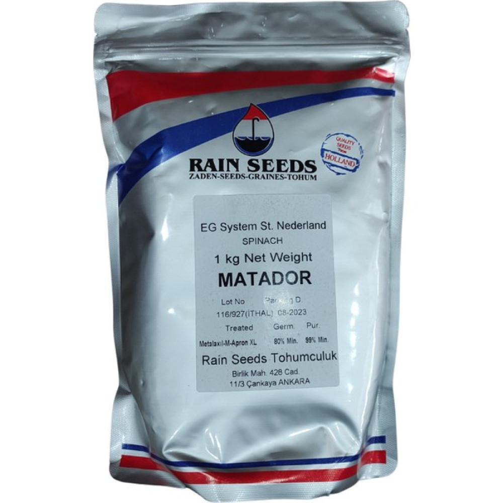 Rain Seeds Yeni Tarihli ( Hollanda ) Rain Seeds Matador Ispanak Tohumu 1 kg - 1 Adet Oto Boyaları Fiyatı