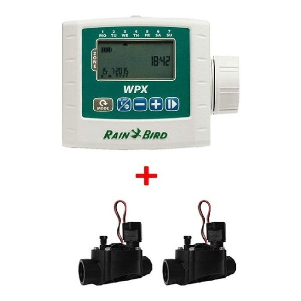 Rainbird Esp 9V Pilli Kontrol Ünitesi Selenoid Vana Seti 2 Istasyon 2 Vana - Siyah Ölçüm Aletleri / Cihazları Fiyatı