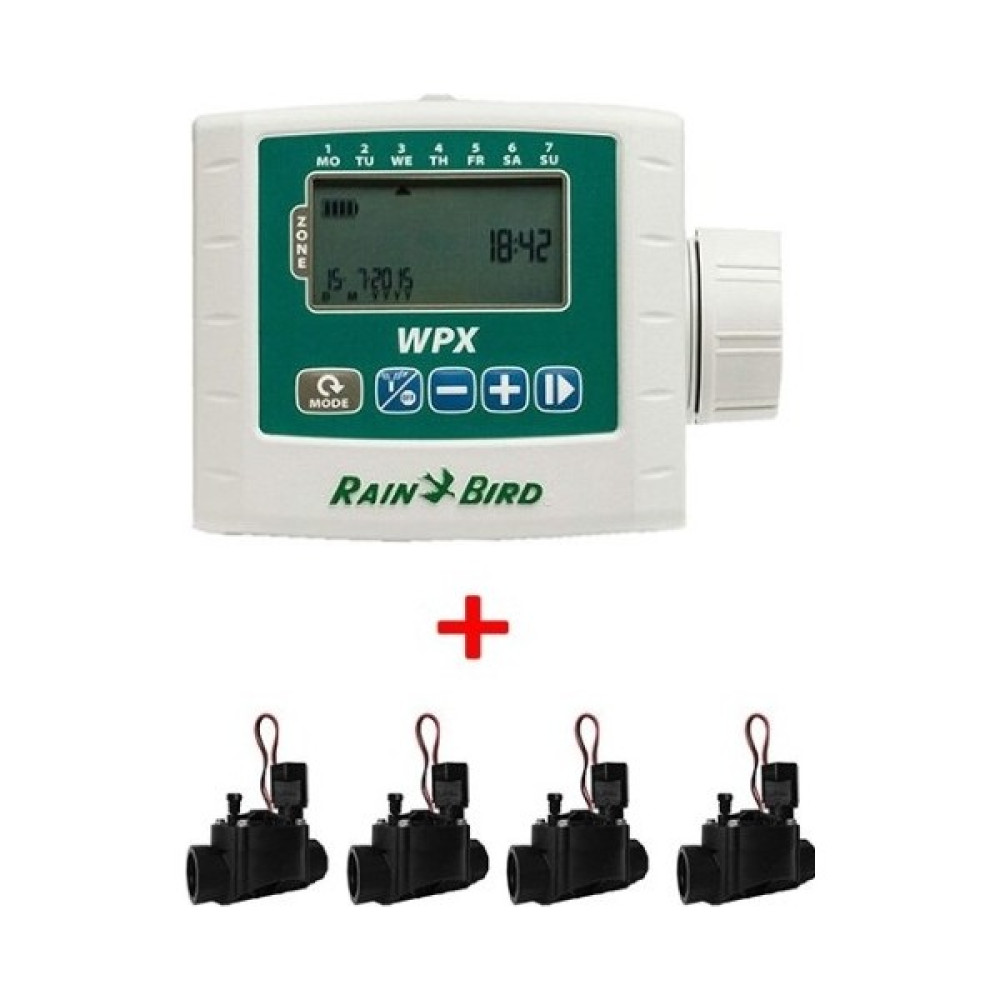 Rainbird Esp 9V Pilli Kontrol Ünitesi Selenoid Vana Seti 4 Istasyon 4 Vana - Siyah Ölçüm Aletleri / Cihazları Fiyatı