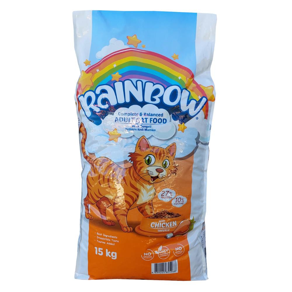 Rainbow Kedi Maması 1 kg Tavuklu Evcil Hayvan Ürünleri Fiyatı