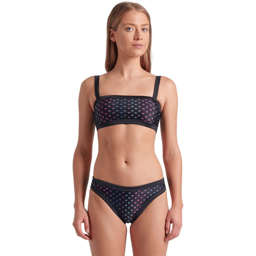 Rainbow Monogram Kadın Siyah Yüzücü Bikini 007078515 Bikini Fiyatı