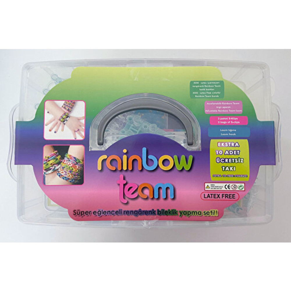 Rainbow Team 3000 Parça Mega Bileklik Yapım Seti Eğitici Oyuncak Fiyatı