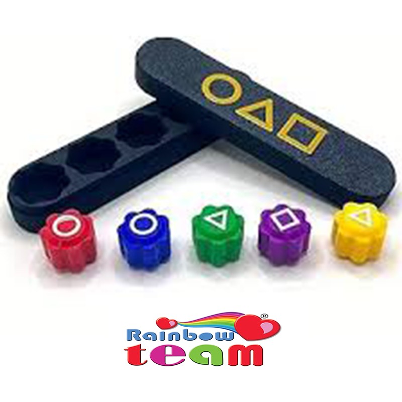 Rainbow Team ,kumlu Squid Game Oyun 5 Taş Seti Renkli Taş Gonggi, Beş Taş, Kalamar Oyunu Diğer Fiyatı
