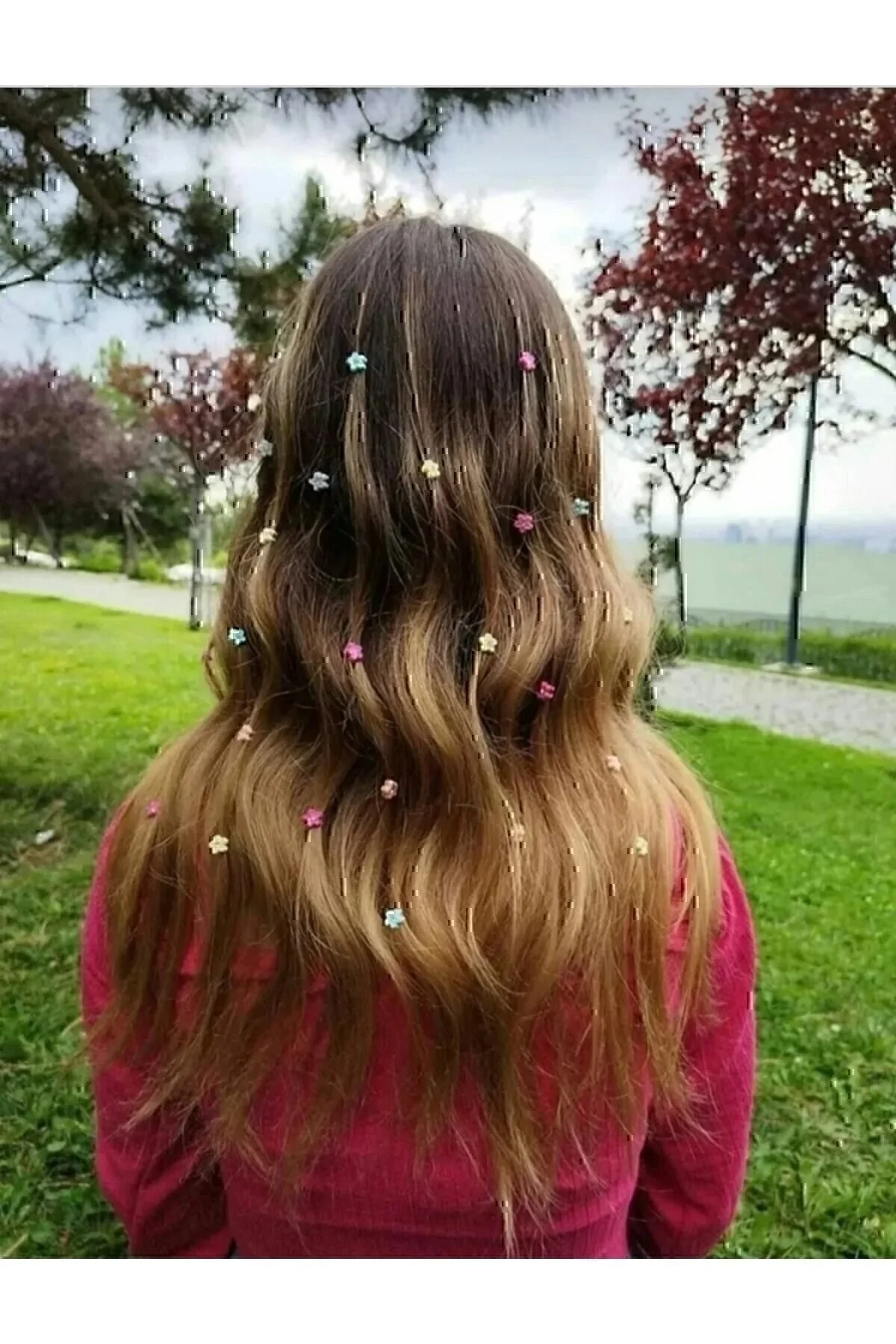 Rainbowaccessory Çiçekli Pıt Pıt Saç Örgü Boncuğu Tokasi 48li" Toka, Taç & Saç Bandı Fiyatı