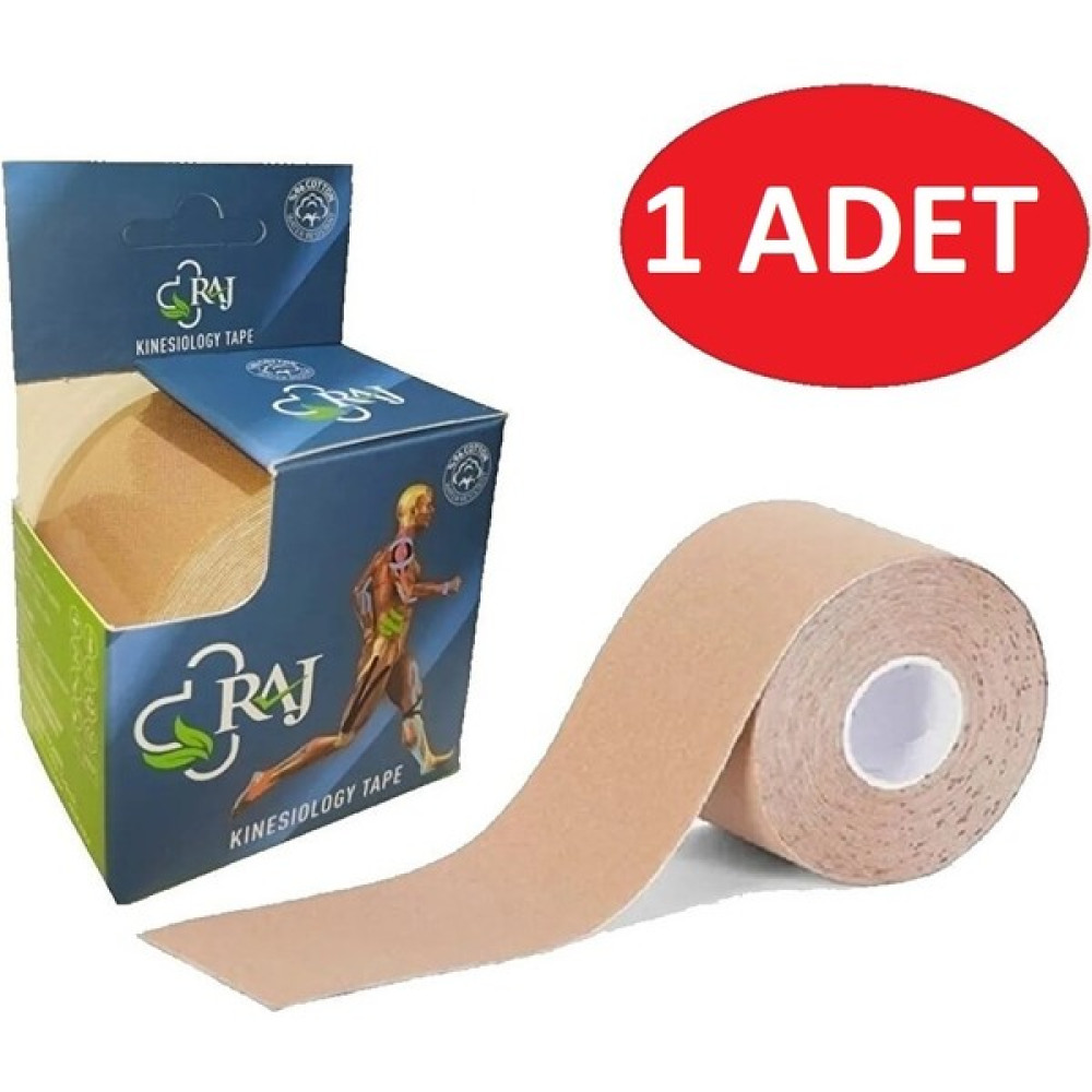 Raj Ten Tape Kinesio Ağrı 5m x 5cm Sporcu Bandı Agrı Bandı 1 Adet Diğer Spor Ürünleri Fiyatı