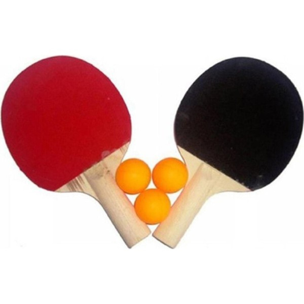 Raket Seti- 2 Adet Ahşap Masa Tenisi Raketi ve 3 Adet Top Pinpon Seti Tenis & Badminton Fiyatı