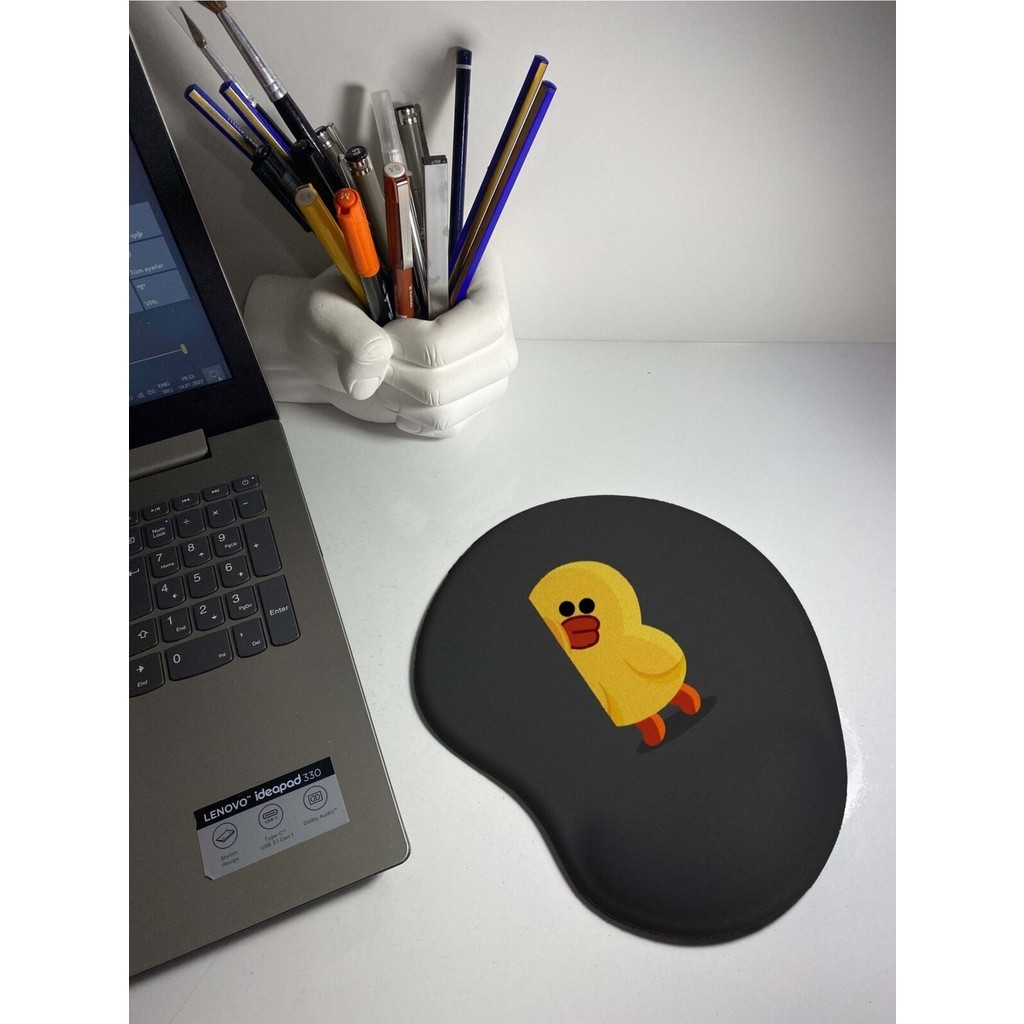 Rakkun Shop Sevimli Ördek Baskılı Bilek Destekli Mouse Pad Mouse Pad Fiyatı