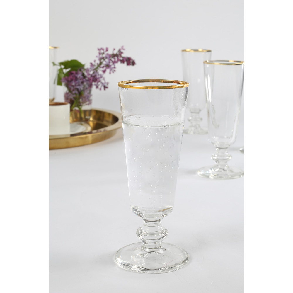 Rakle Pure Altın Yaldızlı Ithal 6lı Kahve Yanı Bardağı Seti 180 Cc Fincan / Bardak / Kahve Takımı Fiyatı