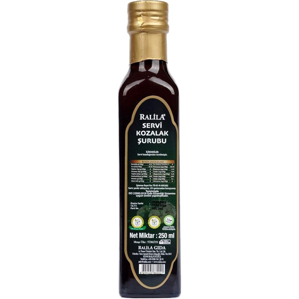 Ralila Ralila Servi Kozalak Şurubu 250 ml x 2 Adet Tahin Pekmez ve Helva Fiyatı