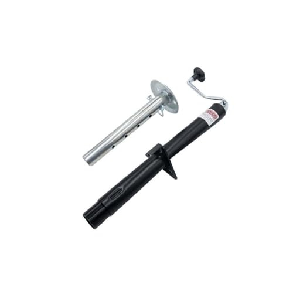 RAM PREMIUM RAM A-Frame Trailer Jack 5K Top Wind with Adjustable Dropleg Foot 15"" Lift 3-Bolt Mount