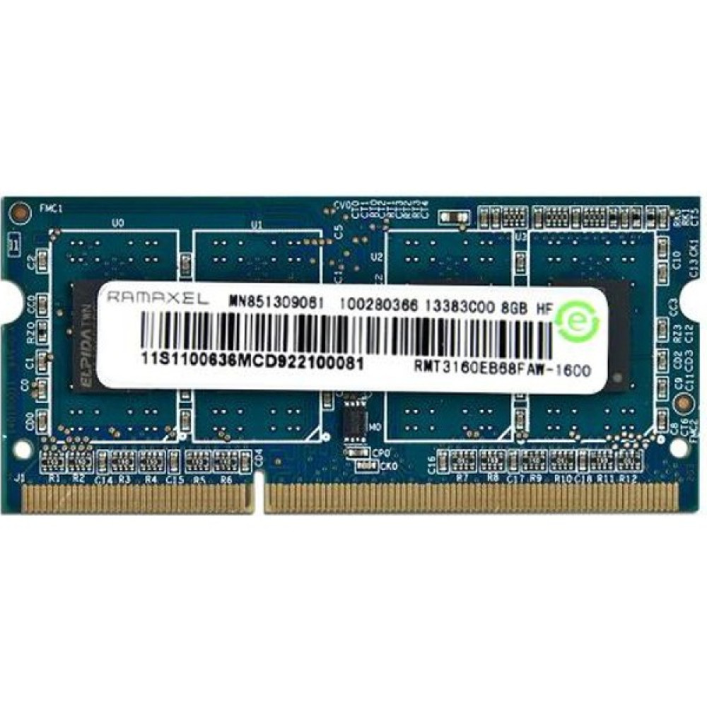 Ramaxel RMT3160EB68FAW-1600 8gb PC3-12800 1600MHZ CL11 1.35V Notebook Bellek RAM Bellekler Fiyatı