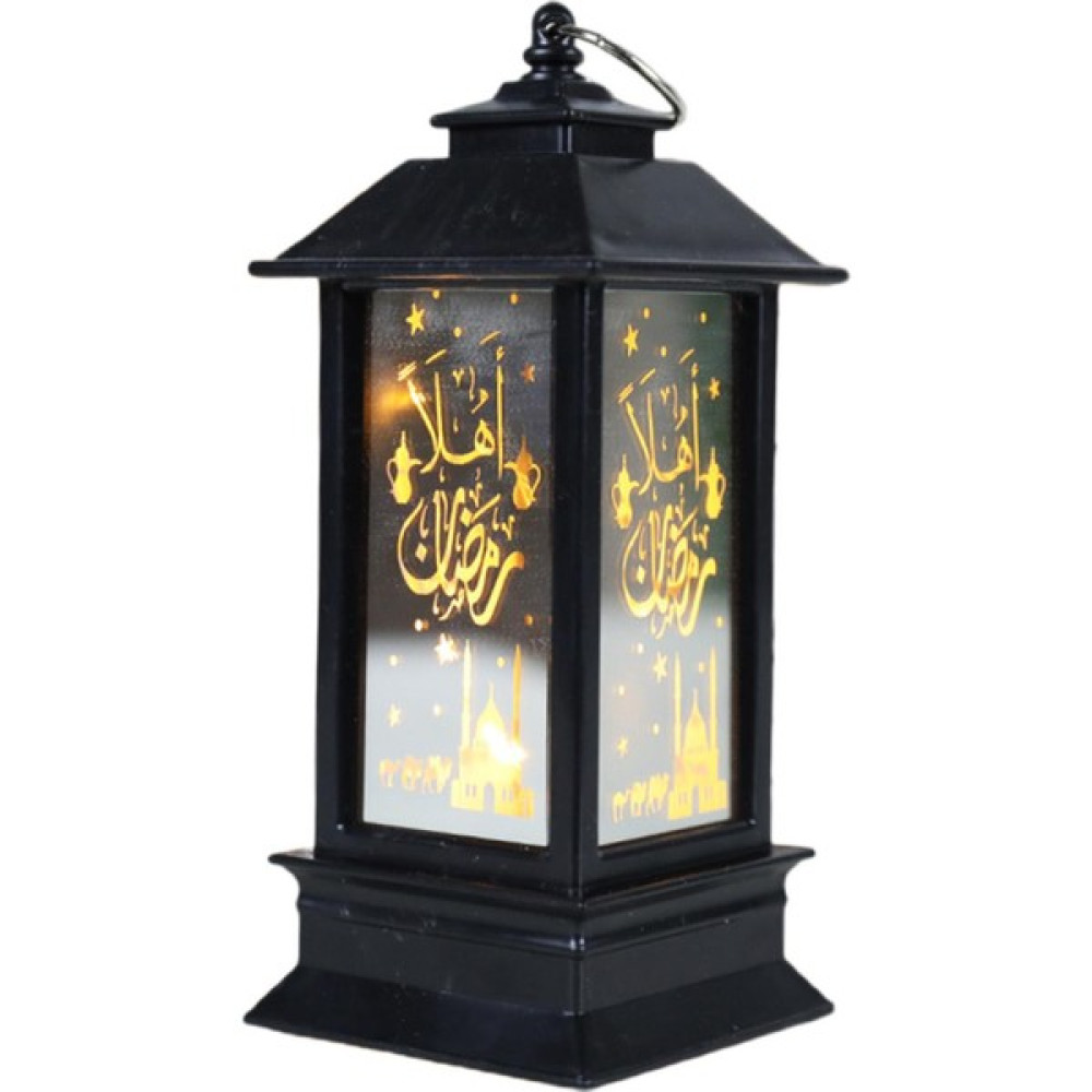 Ramazan Dekor LED Işıklar Fener Eid Mübarek Festivali Sıcak Işık Lamba Dekor Siyah S Oyuncak Fiyatı