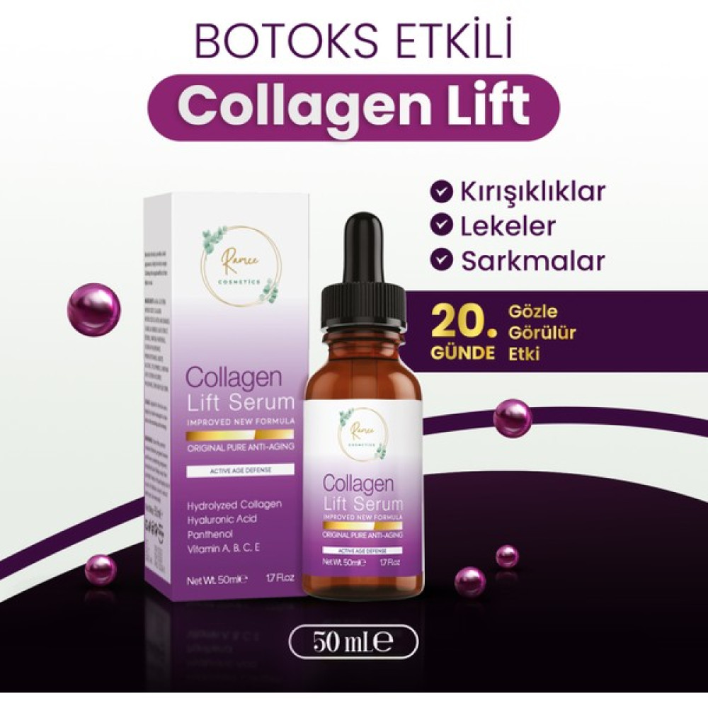 Ramce Cosmetics Yaşlanma Karşıtı Canlandırıcı, Cilt Sıkılaştırıcı, Leke Giderici Botoks Etkili Collagen Serum Anti-Aging / Yaşlanma Karşıtı Fiyatı
