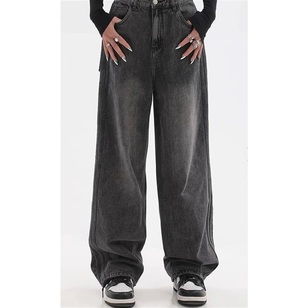 ramcy Pofidi Vintage Siyah Yıkamalı Baggy Jean XS Beden Kadın Pantolon Fiyatı