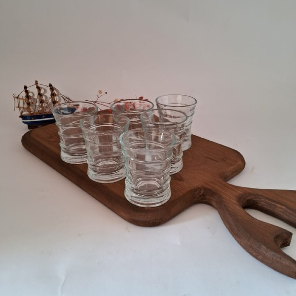 Ramdet 6'lı Shot Bardağı Kahve Yanı Kristal Mini Bardak Seti - Şeffaf Fincan / Bardak / Kahve Takımı Fiyatı