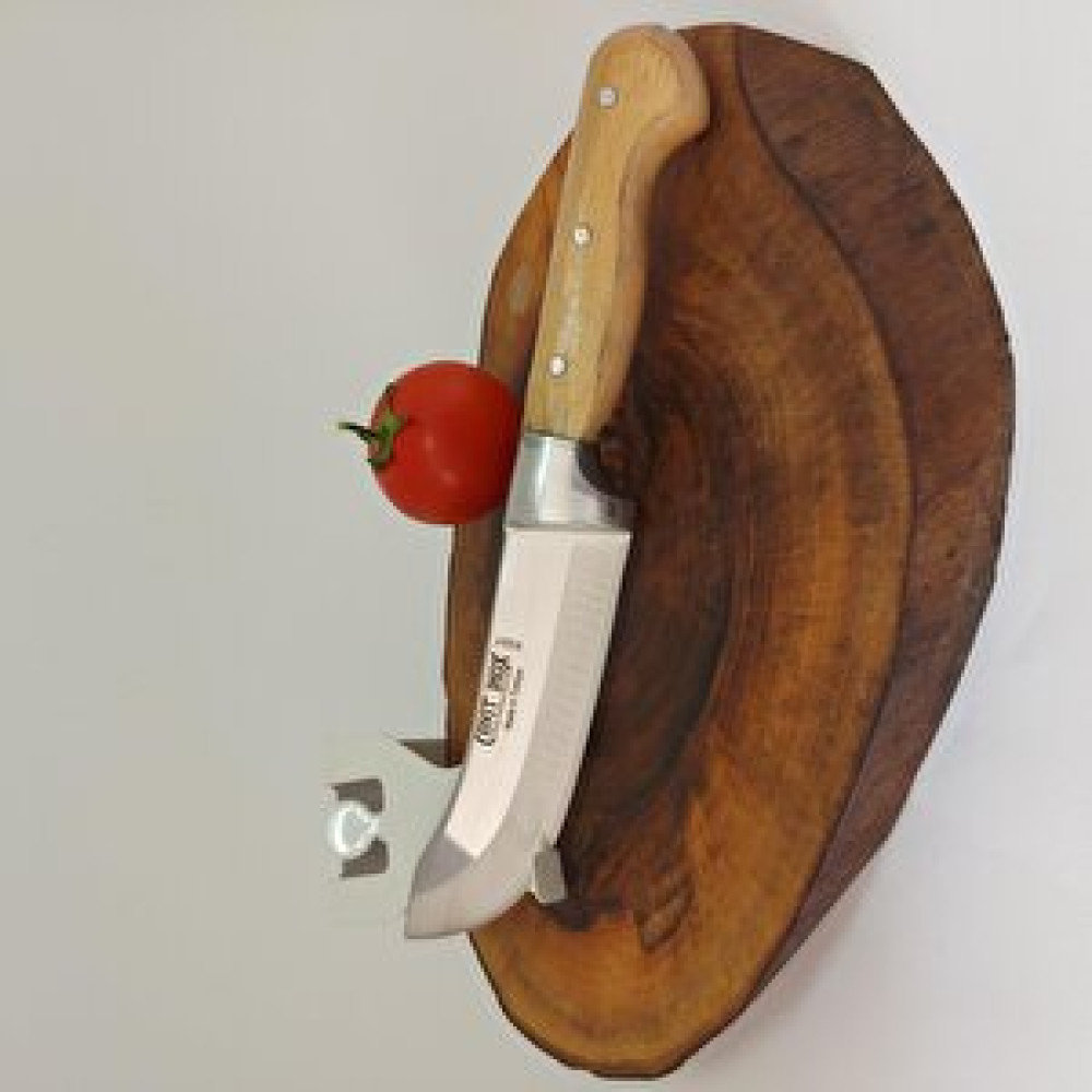 Ramdet Bilezikli Eğri Yüzme Bıçağı 24 Cm El Dövmesi Paslanmaz Çelikten Özel İmalat Bilezikli Kurban Deri Yüzme Bıçağı Çatal / Kaşık / Bıçak Takımları Fiyatı