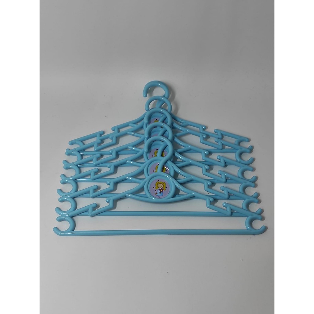 Ramdet Çocuk Elbise Askısı 6'lı Mavi Bebek Kıyafet Askısı 30 x 15 cm Giyim & İç Giyim Fiyatı