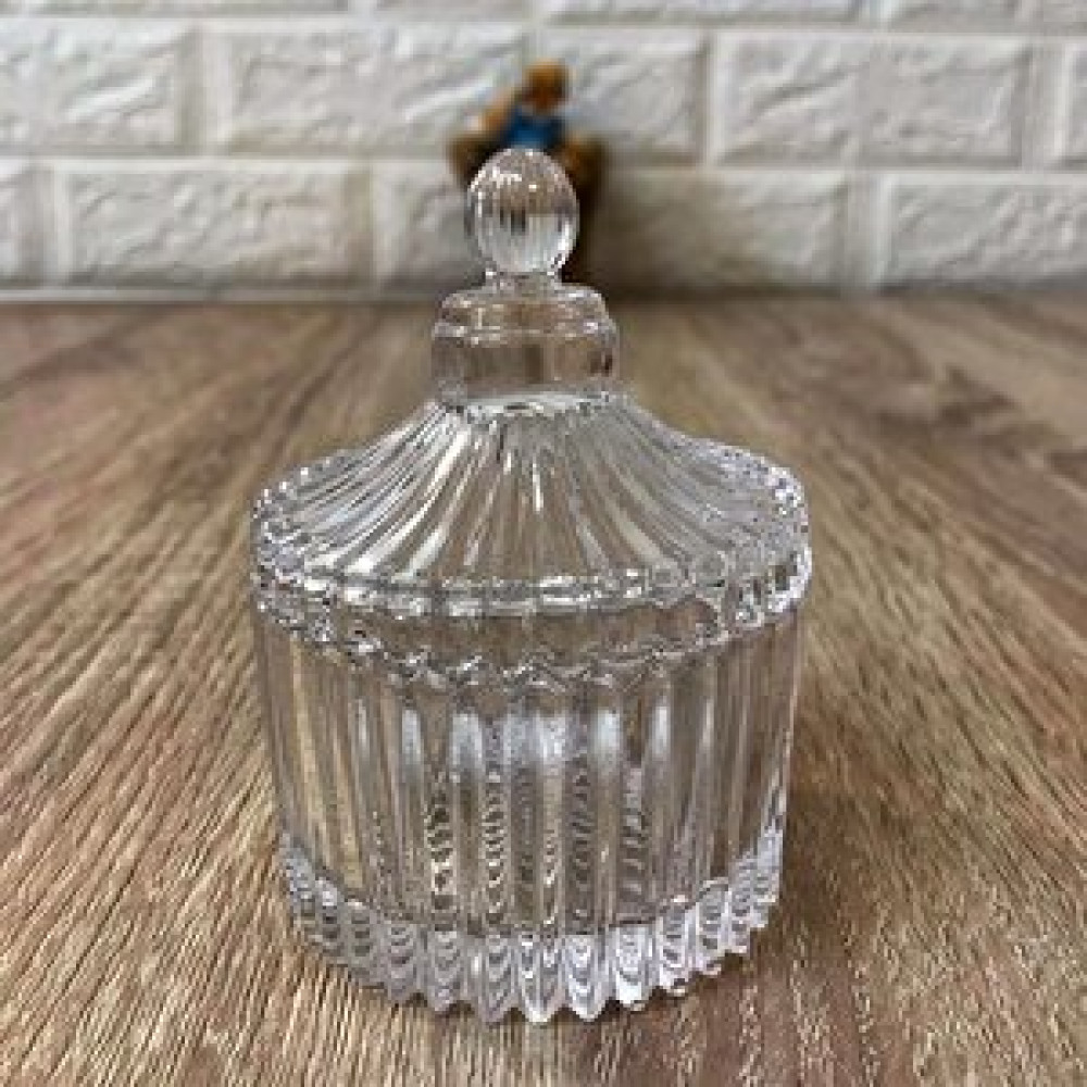 Ramdet Mini Cam Şekerlik Drajelik Dekoratif İşlemeli Kapaklı Lokumluk Lüx Ayaklı Masaüstü Kristal Şekerlik 7 Cm Kase Fiyatı