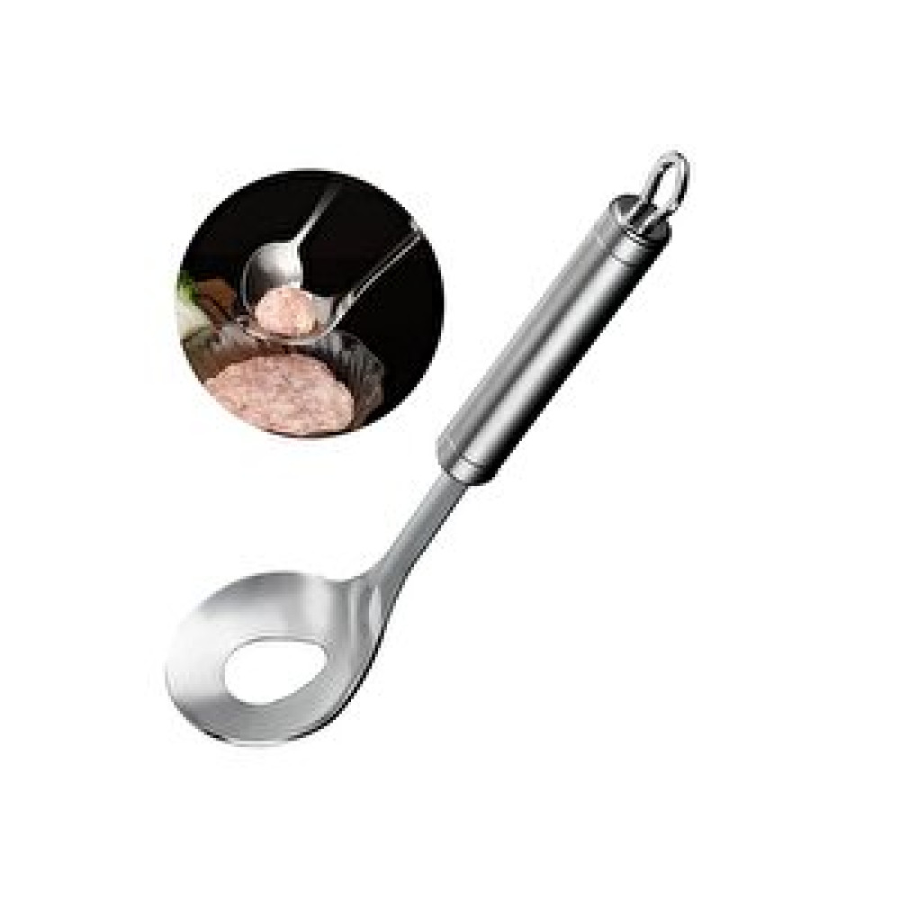 Ramdet Nakres Delikli Köfte Yapma Kaşığı Çelik Paslanmaz Lokma Kaşığı Pişi Hamur Kaşığı 24 Cm Çatal / Kaşık / Bıçak Takımları Fiyatı