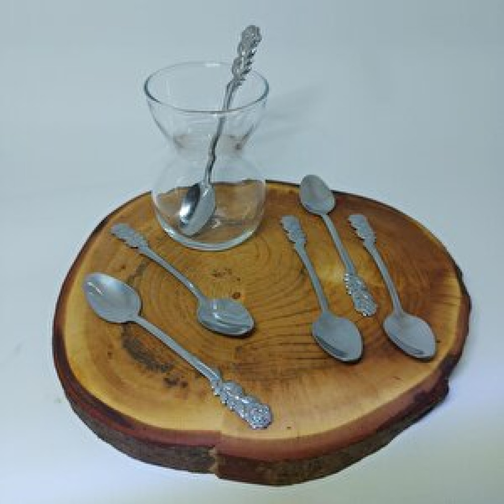 Ramdet Paslanmaz Dekoratif Çay Kaşığı 6 Adet Gül Saplı Çay Kaşığı 6 Lı Lüx Çay Kaşığı 11 Cm Çay Kaşığı Çatal / Kaşık / Bıçak Takımları Fiyatı