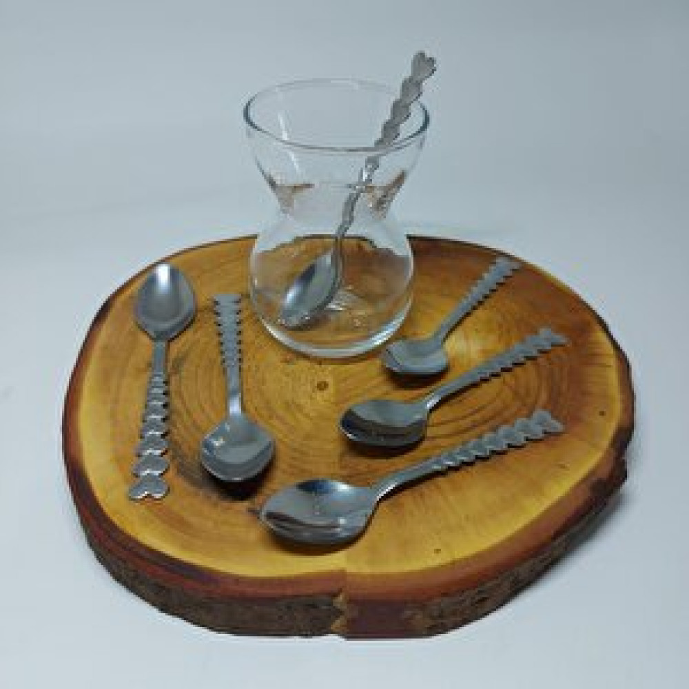 Ramdet Paslanmaz Dekoratif Çay Kaşığı 6 Adet Kalp Saplı Çay Kaşığı 6 Lı Lüx Çay Kaşığı 11 Cm Çay Kaşığı Çatal / Kaşık / Bıçak Takımları Fiyatı
