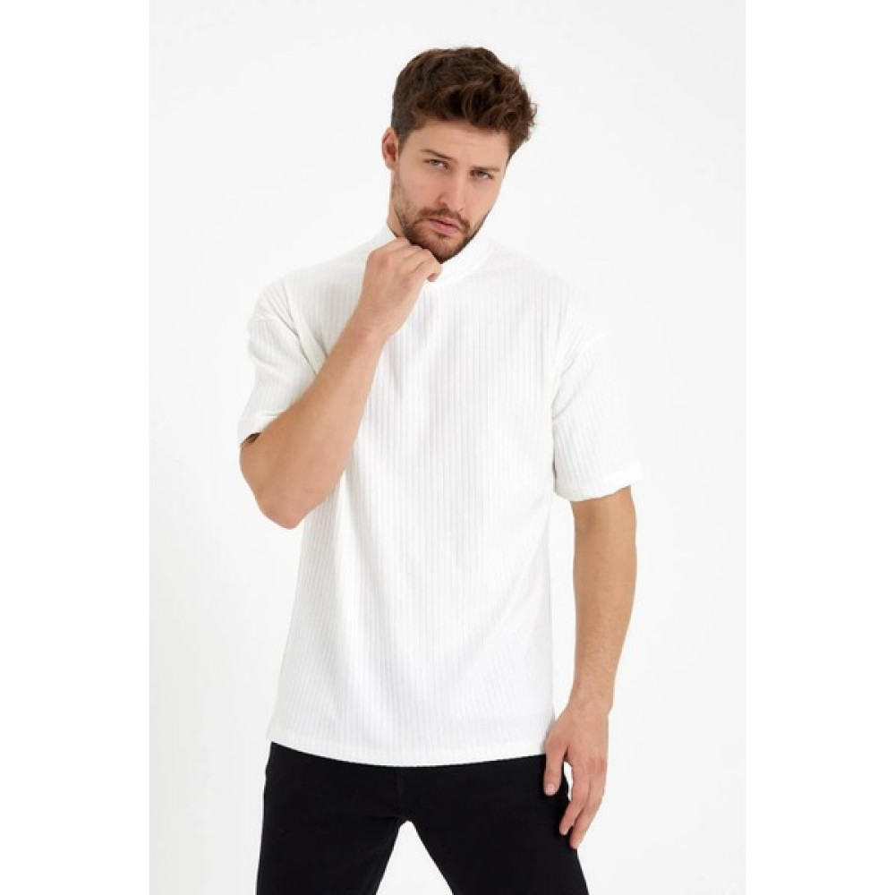 Rammers Erkek Yarım Boğazlı Regular Rahat Kesim Tişört Erkek T-shirt Fiyatı